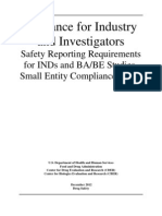 Guidance For Industry and Investigators