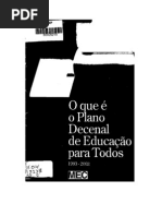 Texto 167 o Que e o Plano Decenal de Educacao Para Todos Imprimir