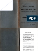 Pilot's Notes P 51 Mustang
