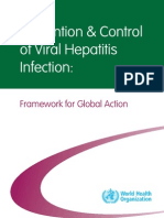 Prevention and Control of Viral Hepatitis Infection. Framework for Global Action