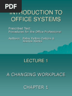 INTRODUCTION TO ADMIN MANAGEMENT- 
INTRODUCTION TO OFFICE SYSTEMS
