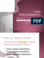 Fixed Prosthodontics - Lesson 2