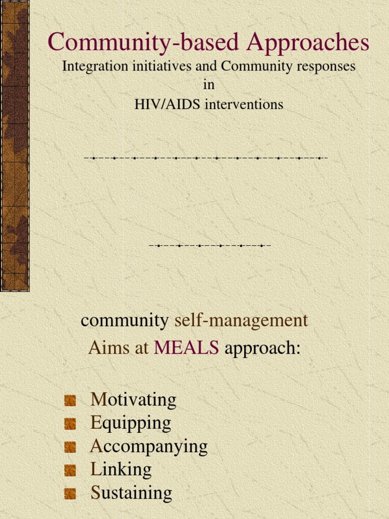 Community-Based Approaches: Integration Initiatives and Community ...