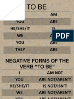 Verb To Be Forms and Questions