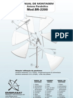 2200: Manual de Montagem Antena Parabólica