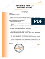 Cead 20131 Administracao Pr - Administracao - Contabilidade de Custos - Nr (a2ead045) Atividades Praticas Supervisionadas Atps 2013 1 Adm 5 Contabilidade Custos