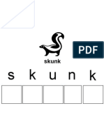 Animal Names Skunk