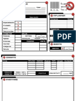 RIS - Hoja de Personaje