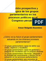 CDG - Gestión Estratégica de Los Grupos Parlamentarios en El Congreso Peruano