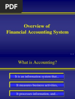 Overview of Financial Accounting System1