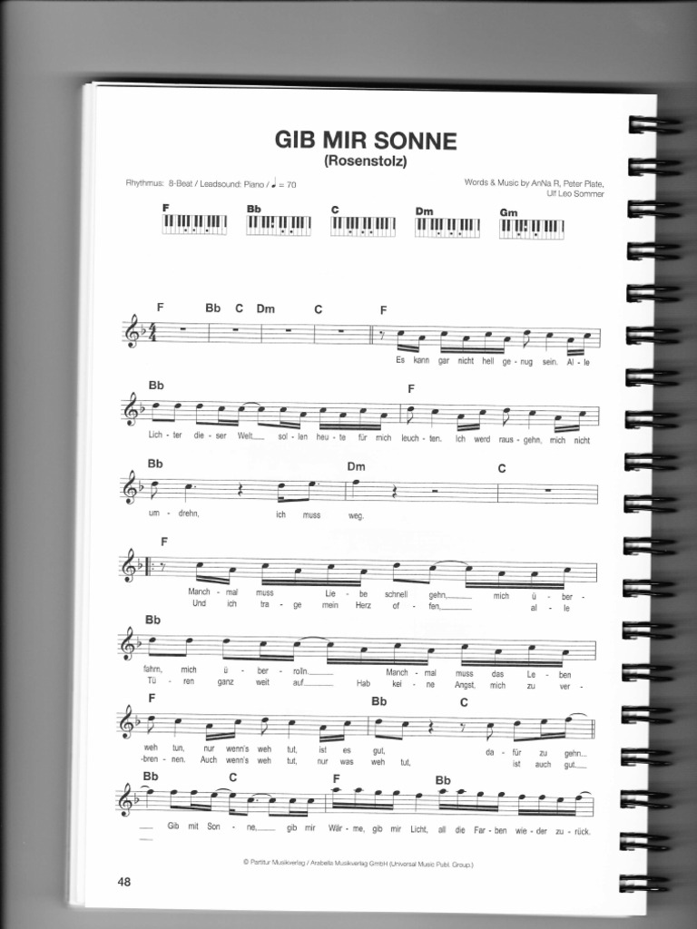 Gib Mir Sonne Pdf
