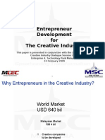 Entrepreneur Development For The Creative Industry