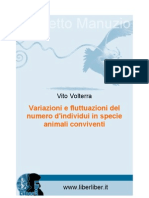 Variazioni e Fluttuazioni Del Numero D'individui in Specie Animali Conviventi