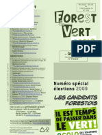 Forest & Vert 30, "Spécial Élections 2009"