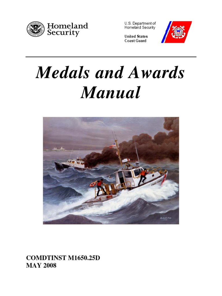 USCG Medals and Awards Manual | United States Coast Guard | United
