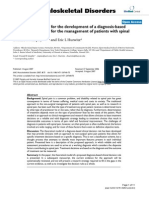 A Theoretical Model for the Development of a Diagnosis-based Clincal Decision Rule for Spinal Pain