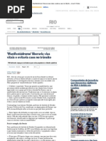 ‘Manifestódromo’ liberaria vias vitais e evitaria caos no trânsito - Jornal O Globo