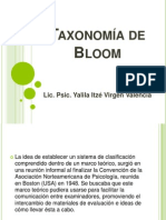 Taxonomía de Bloom