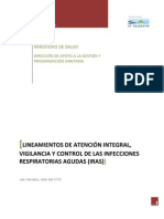 Lineamientos de Atencion Integral Vigilancia y Control de Las IRAS.561 PDF