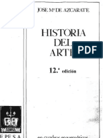 AZCARATE, Jose. Historia Del Arte