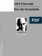 Michel Foucault Em Defesa Da Sociedade