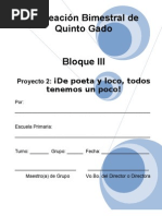 5to Grado - Bloque 3 - Proyecto 2