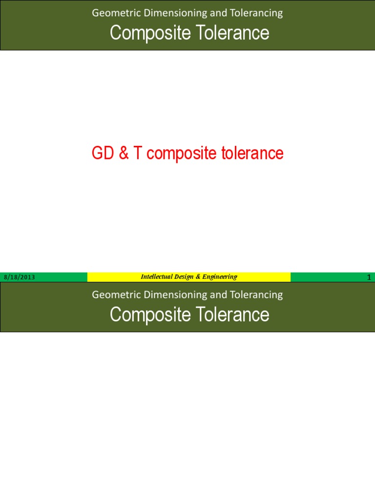 Composite Tolerance Gdt | Geometry | Infographics