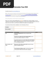 Calculate Marketing ROI