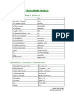 English B: Transition Words