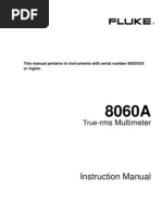 Download Fluke 8060A True RMS Multi Meter Instruction Manual by Rufus SN16128833 doc pdf