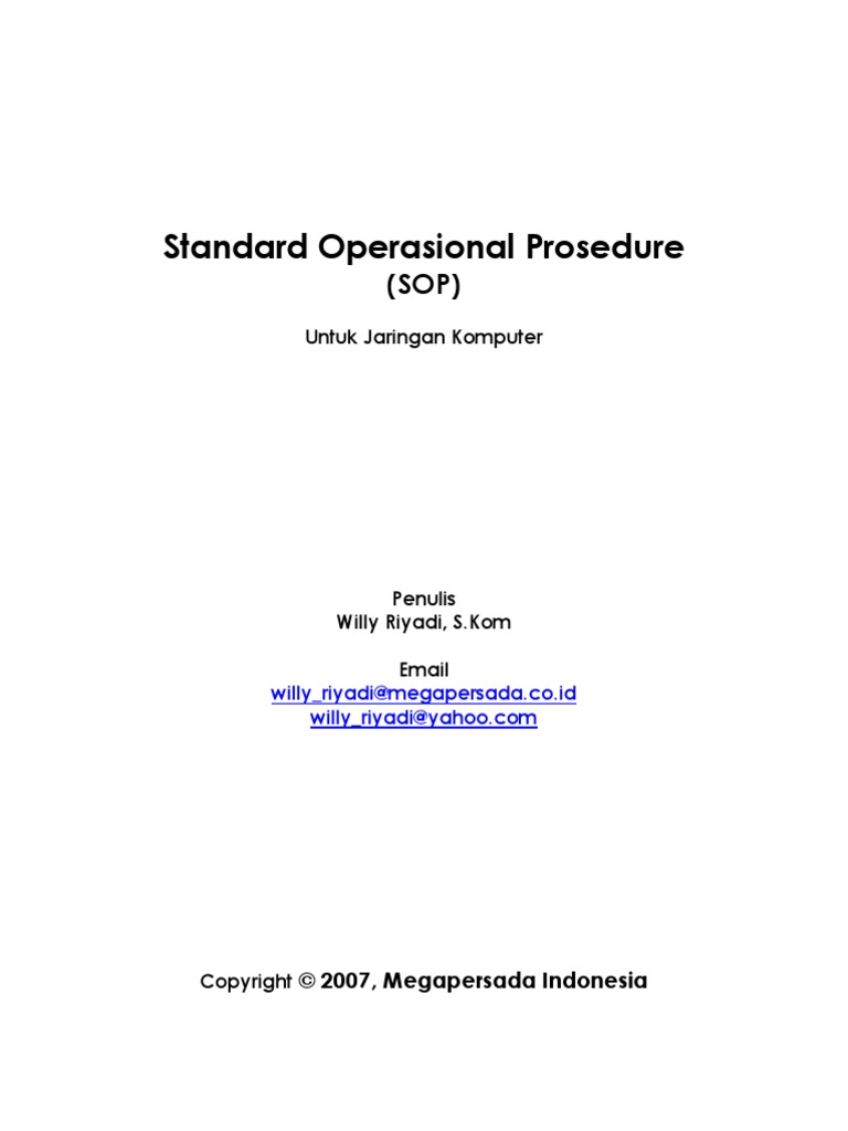 Sop Networking | PDF