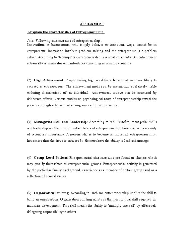 Entrepreneurship activities pdf image