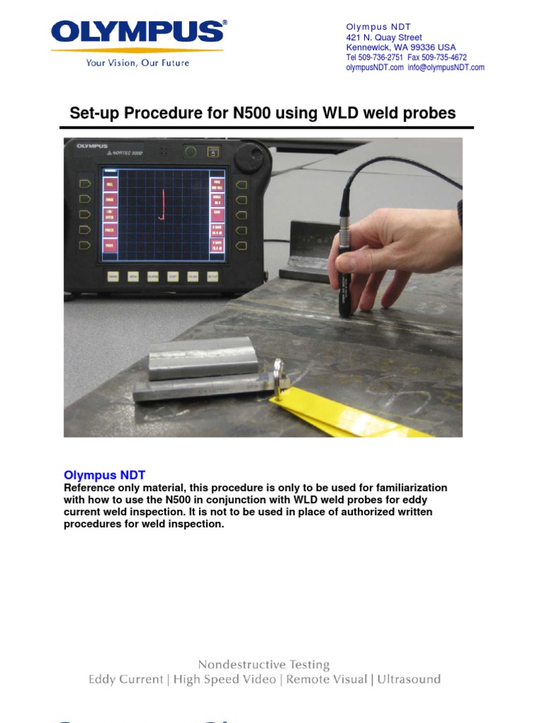 Eddy Current WELD Test Engineering Technology