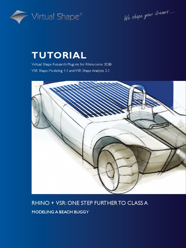 VSR Tutorial English Complete | PDF | Shape | 3 D Modeling