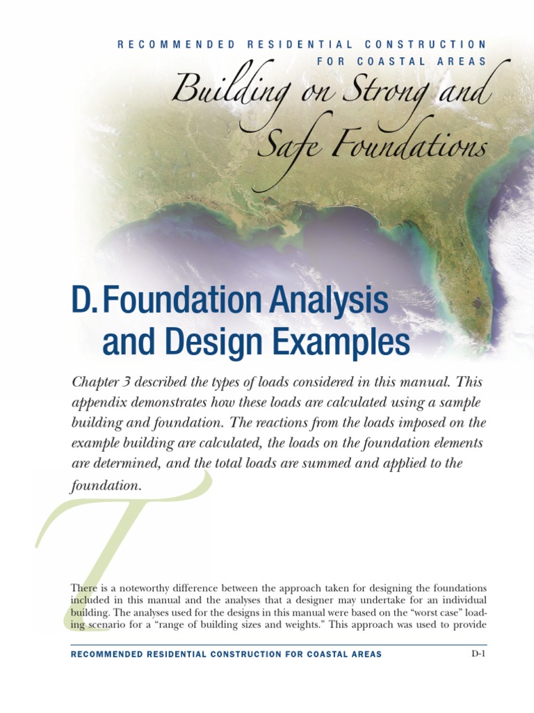 Foundation Analysis and Design PDF Column Flood