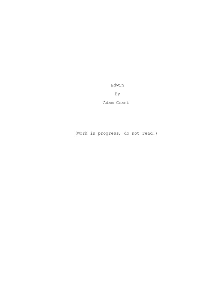 Edwin 2 | PDF