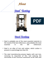 Steel Testing