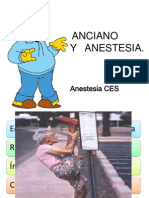 Anciano y Anestesia