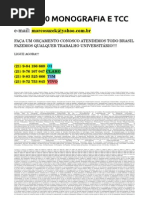 CONSULTORIA PARA UNIVERSITÁRIOS POR R$ 300,00 MONOGRAFIA E TCC 