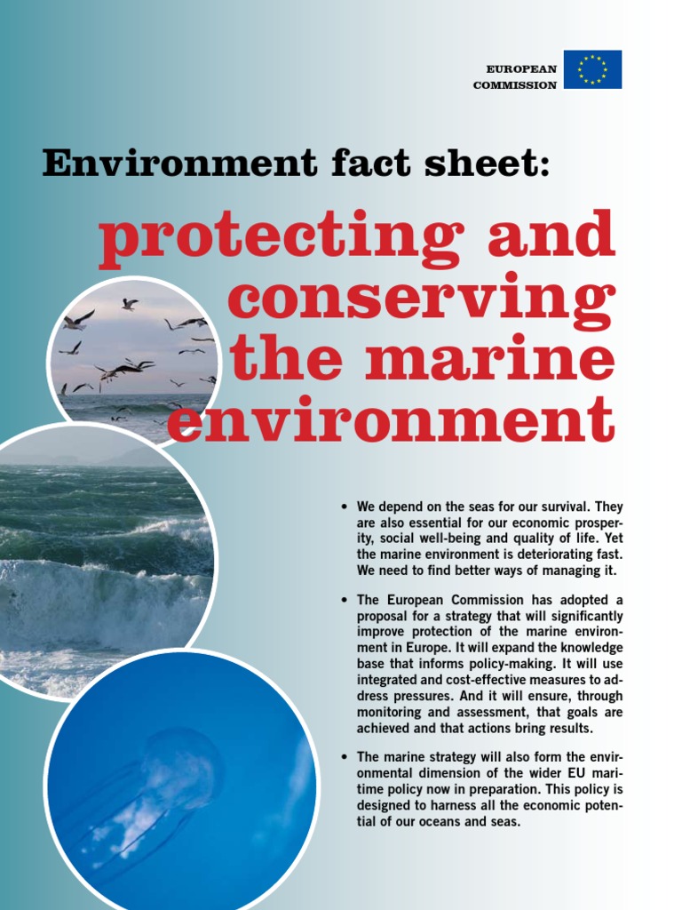 Protecting Europe's Marine Environment | PDF | Sea | European Union