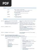 Plan de rédaction Projet professionnel