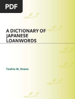 Download A Dictionary of Japanese Loanwords by Rebeca Tavira SN161365446 doc pdf
