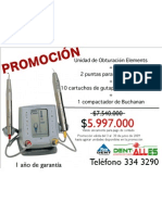 Promoción Unidad de Obturación Junio 2009