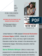 Universal Elementary Education