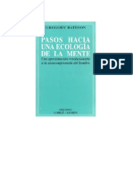 Bateson, Gregory - Pasos hacia una ecología de la mente