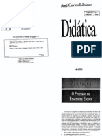 Livro Didtica Libaneo Cap 4 o Processo de Ensino