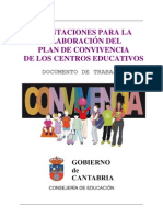 Orientaciones Plan Convivencia Centros