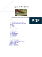 A Theoretical and Practical Guide To The Basics of Designing Air Flow Systems