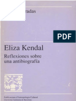Eliza Kendall. Reflexiones sobre una antibiografía