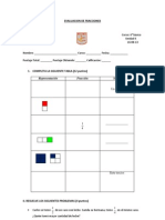 Evaluacion de Matematicas